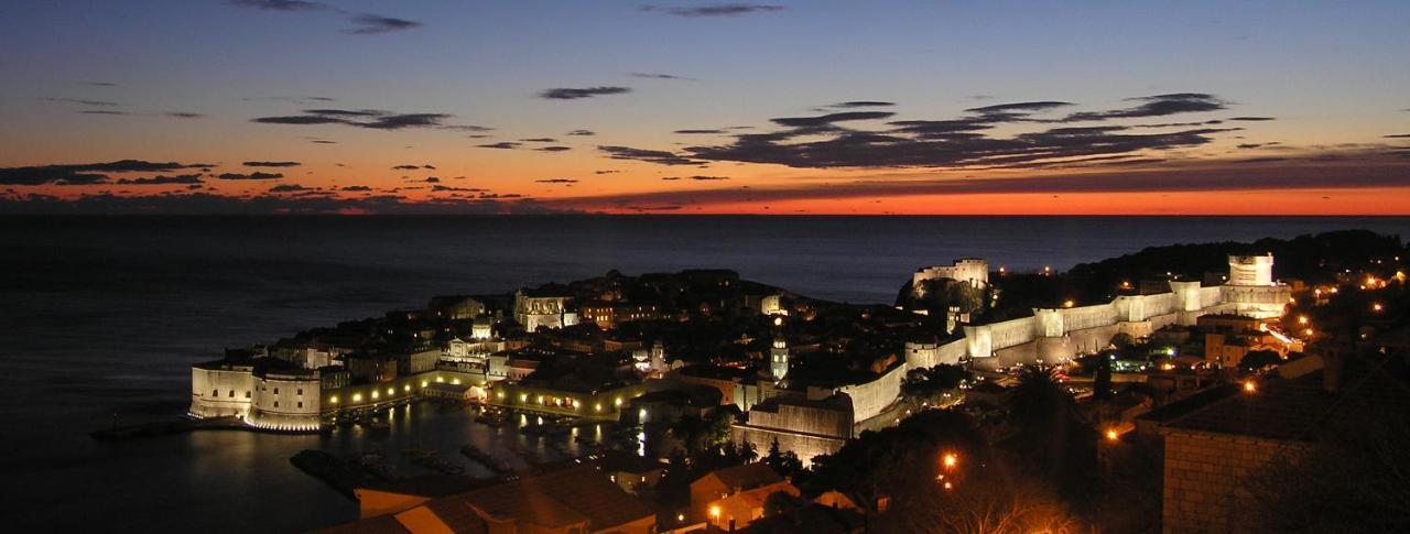 Panoramic Sea And Old Town View Dubrovnik Apartment Bagian luar foto